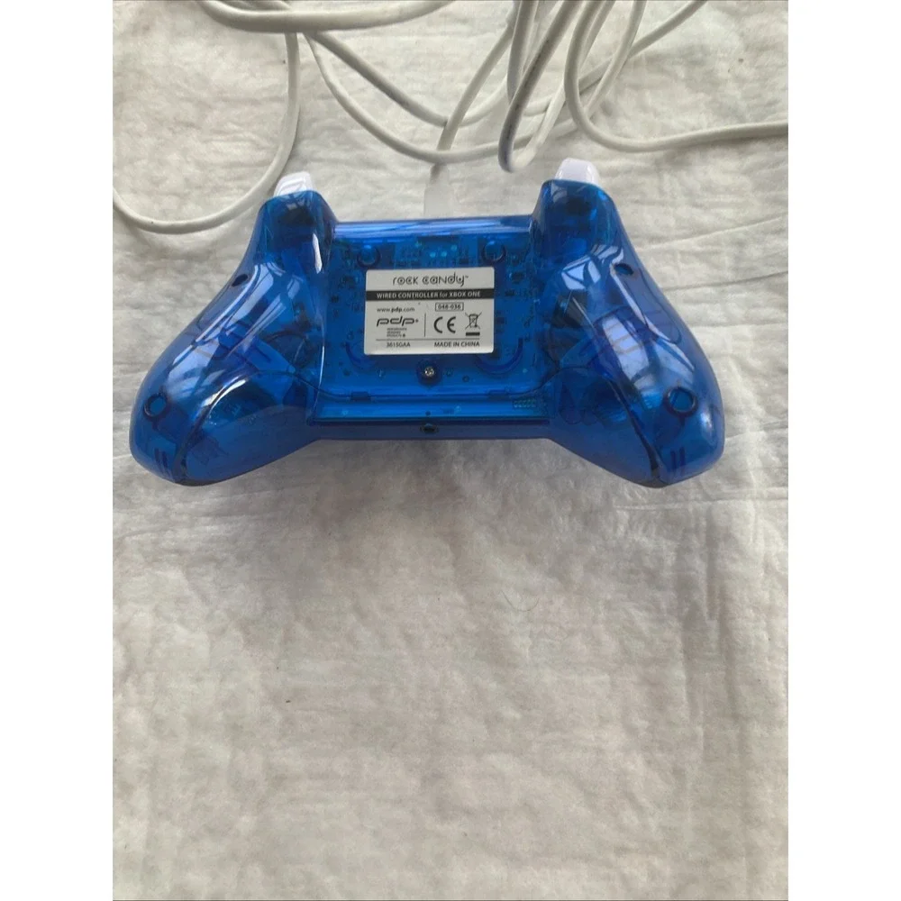 PDP 048-036 Rock Candy Wired Gaming Controller Blue For Xbox One, X|S, 360, PC
